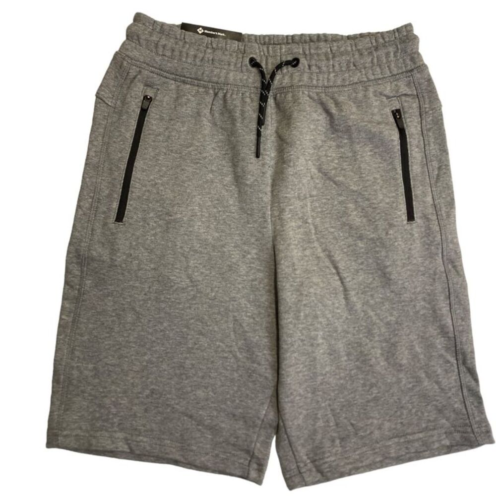 Medium Grey Heather - Member's Mark Big Boy's Elastic Waist Stretch Knit Active